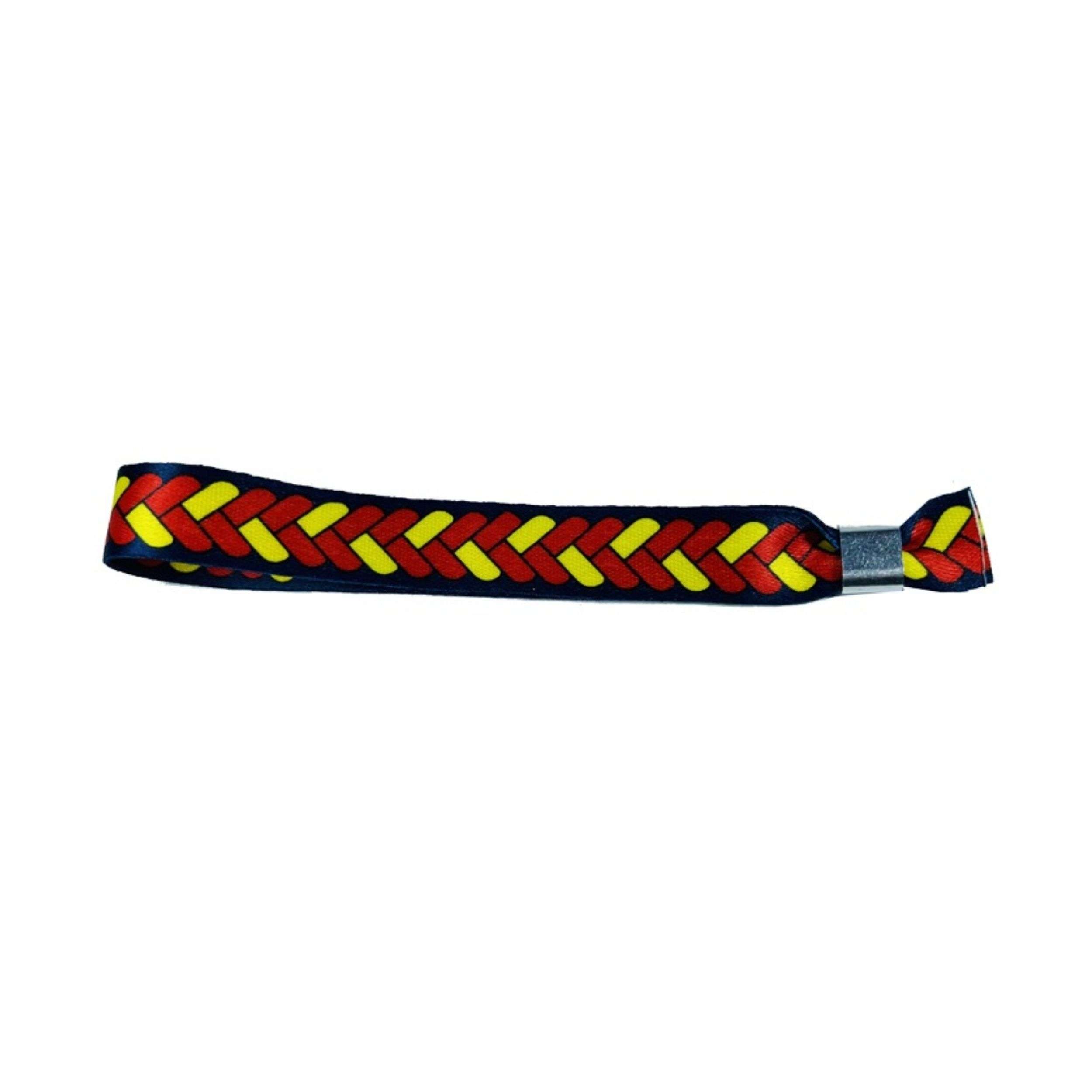 PULSERA ENTRELAZADA BANDERA ESPANOLA P339