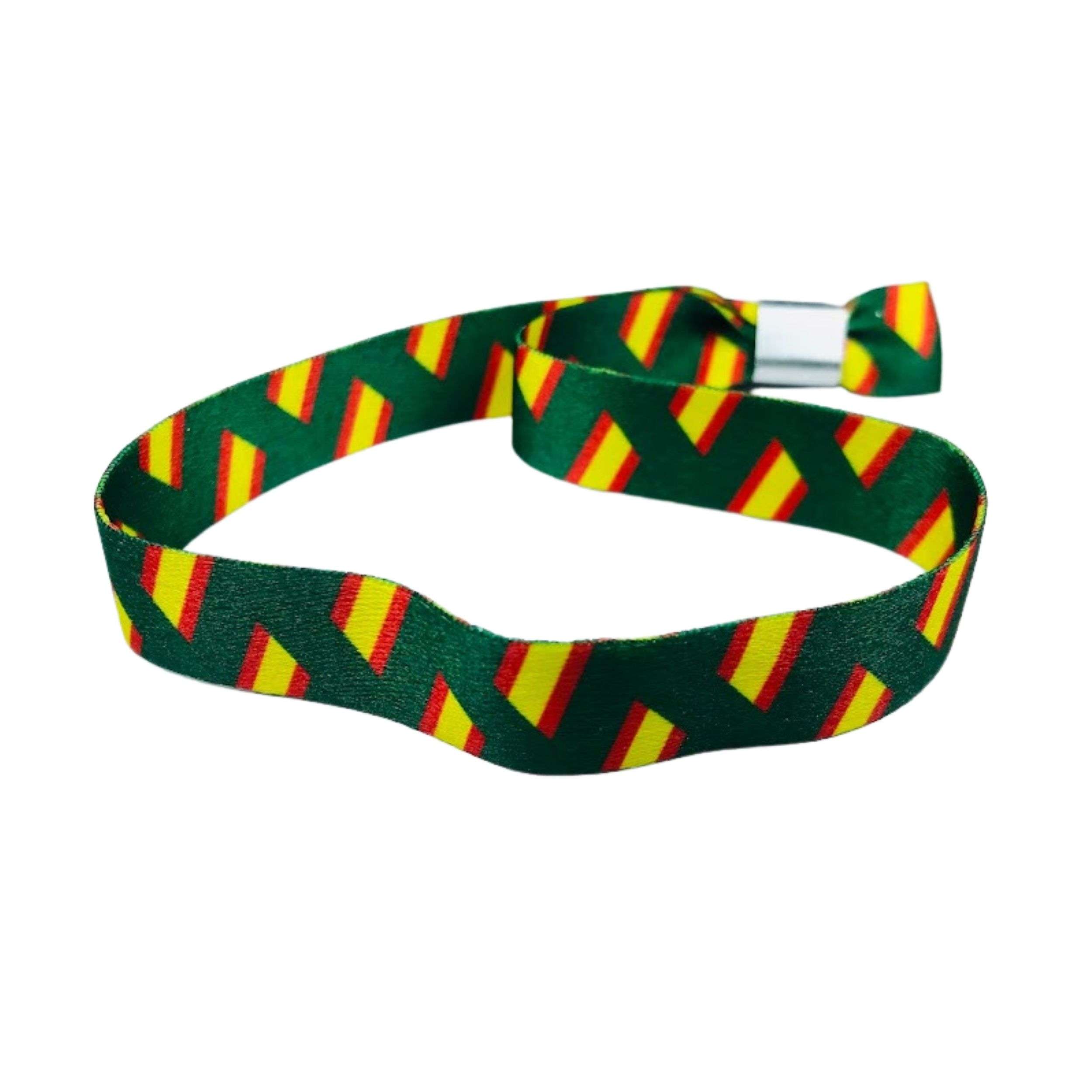 PULSERA FRANJAS VERDES BANDERA DE ESPANA P347