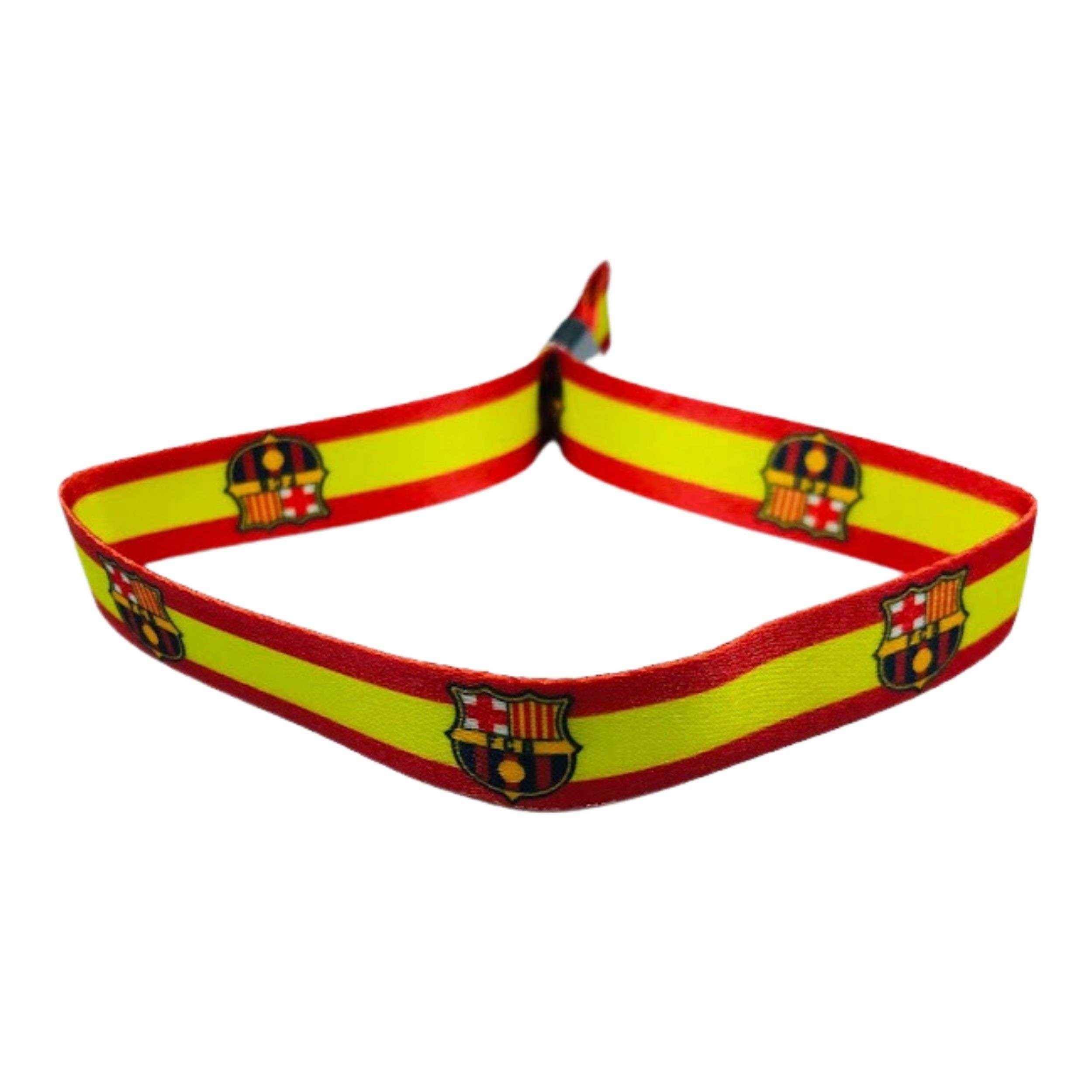 PULSERA FUTBOL CLUB BARCELONA BANDERA ESPANA P588