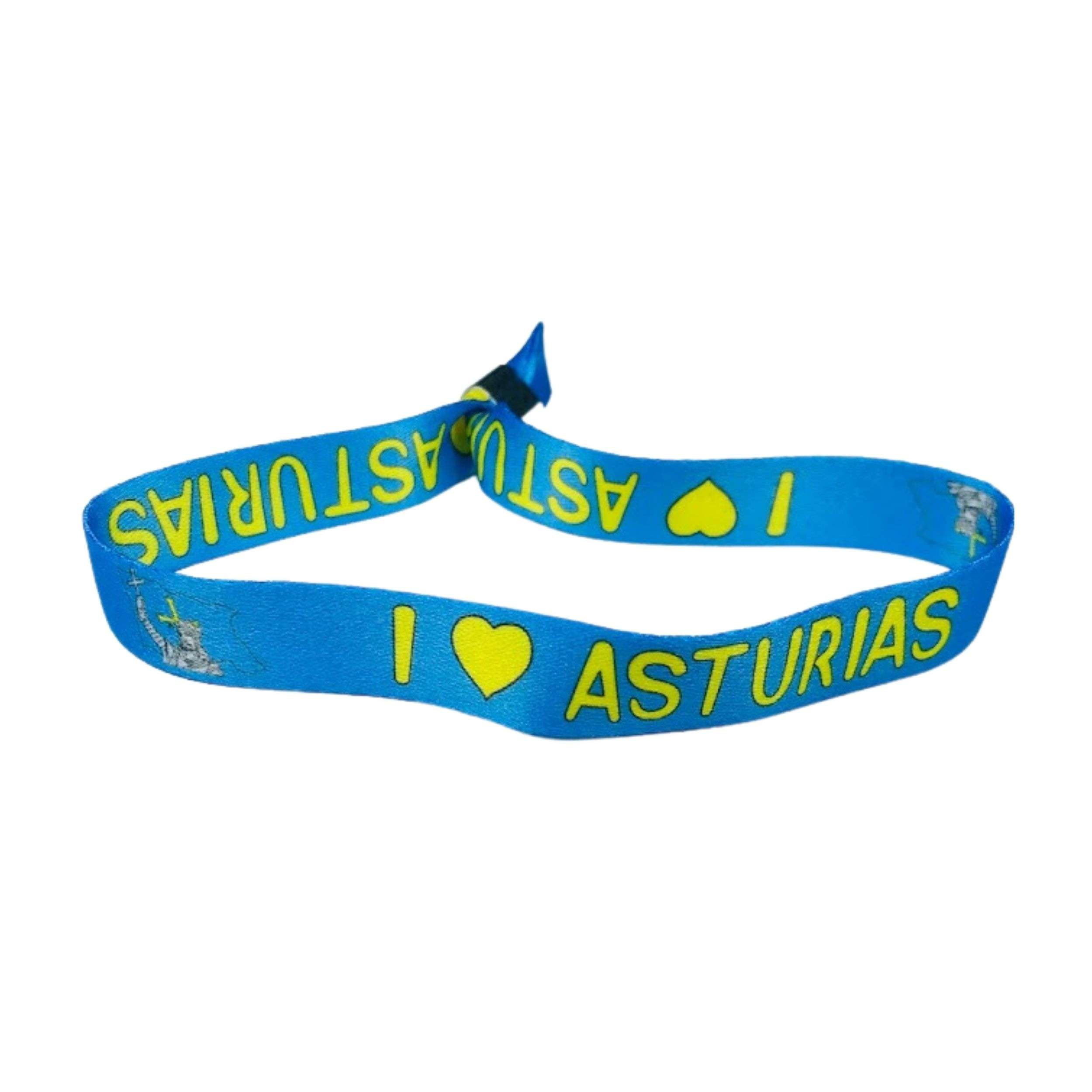 PULSERA I LOVE ASTURIAS PELAYO BANDERA – P021