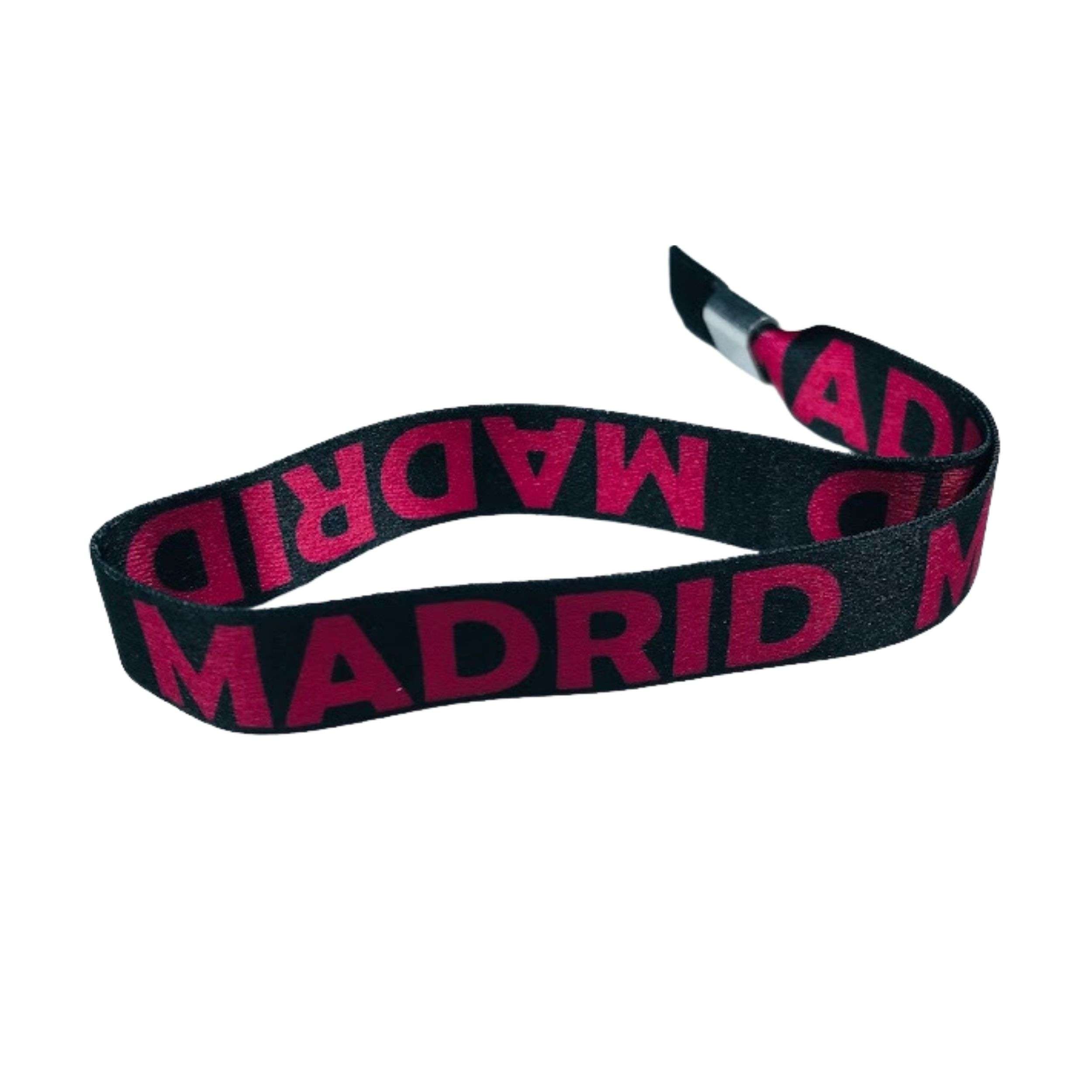 PULSERA NEGRA MADRID TURISMO P359