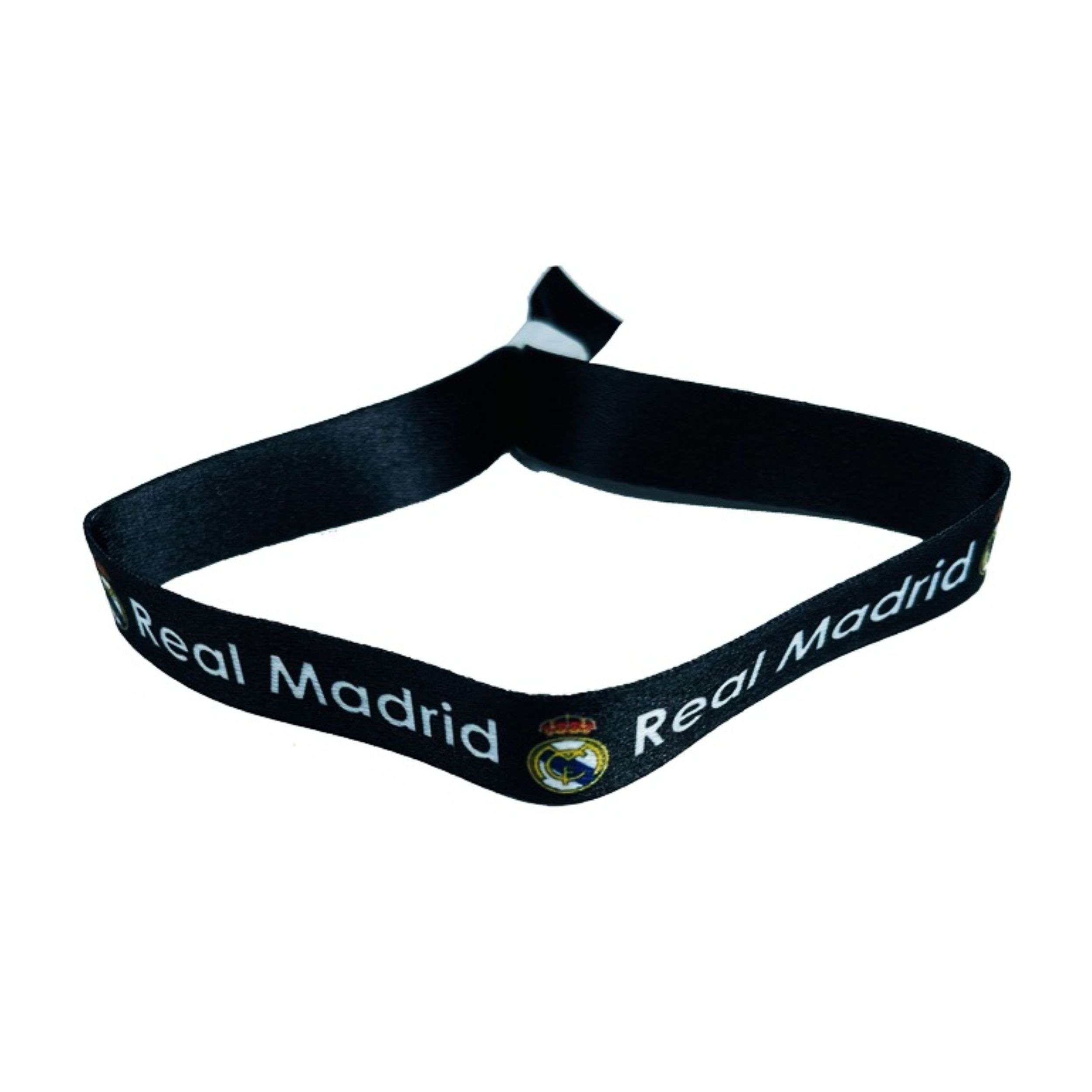 PULSERA NEGRA REAL MADRID FUTBOL ESPANA P268