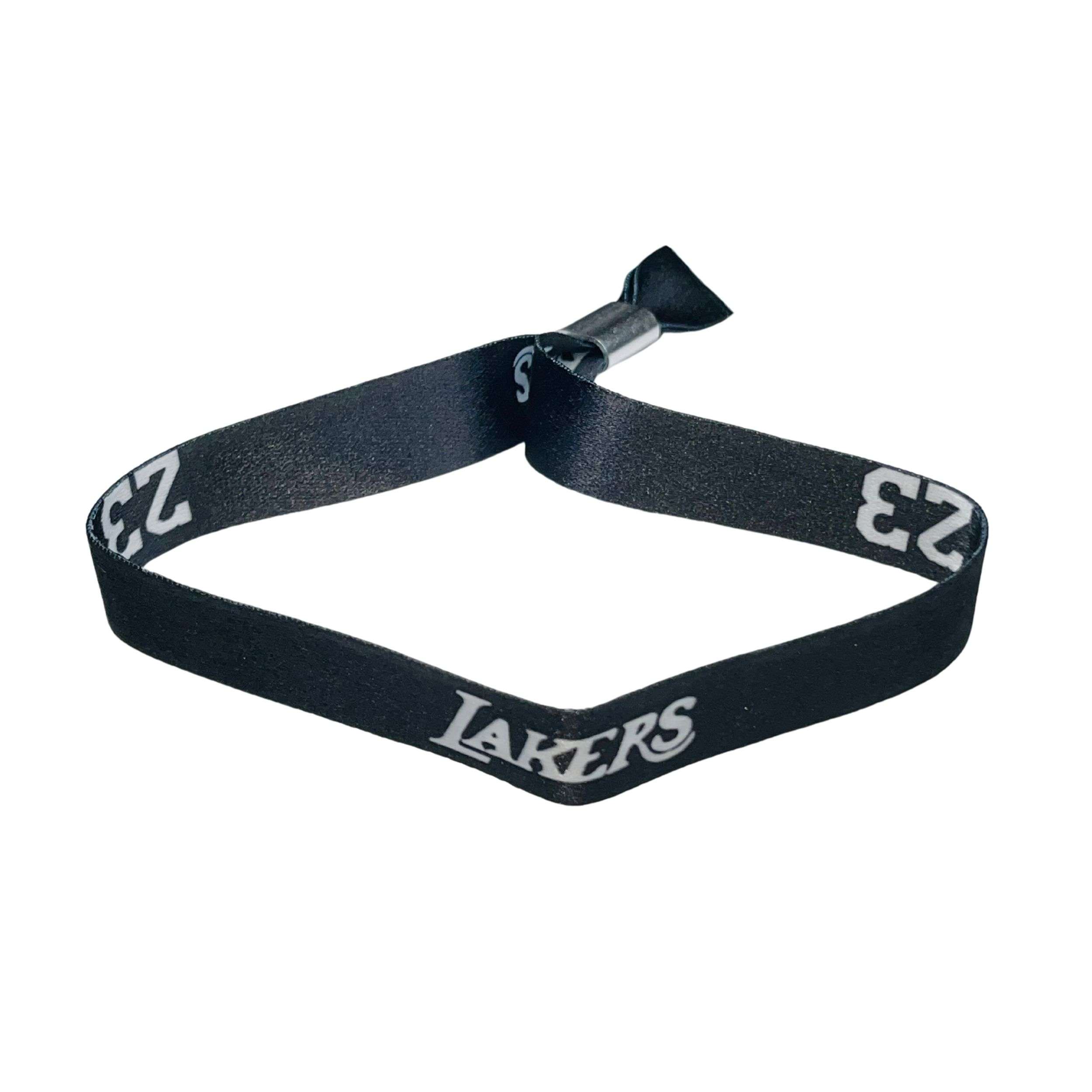 PULSERA NEGRA LAKERS 23 LEBRON JAMES P2036