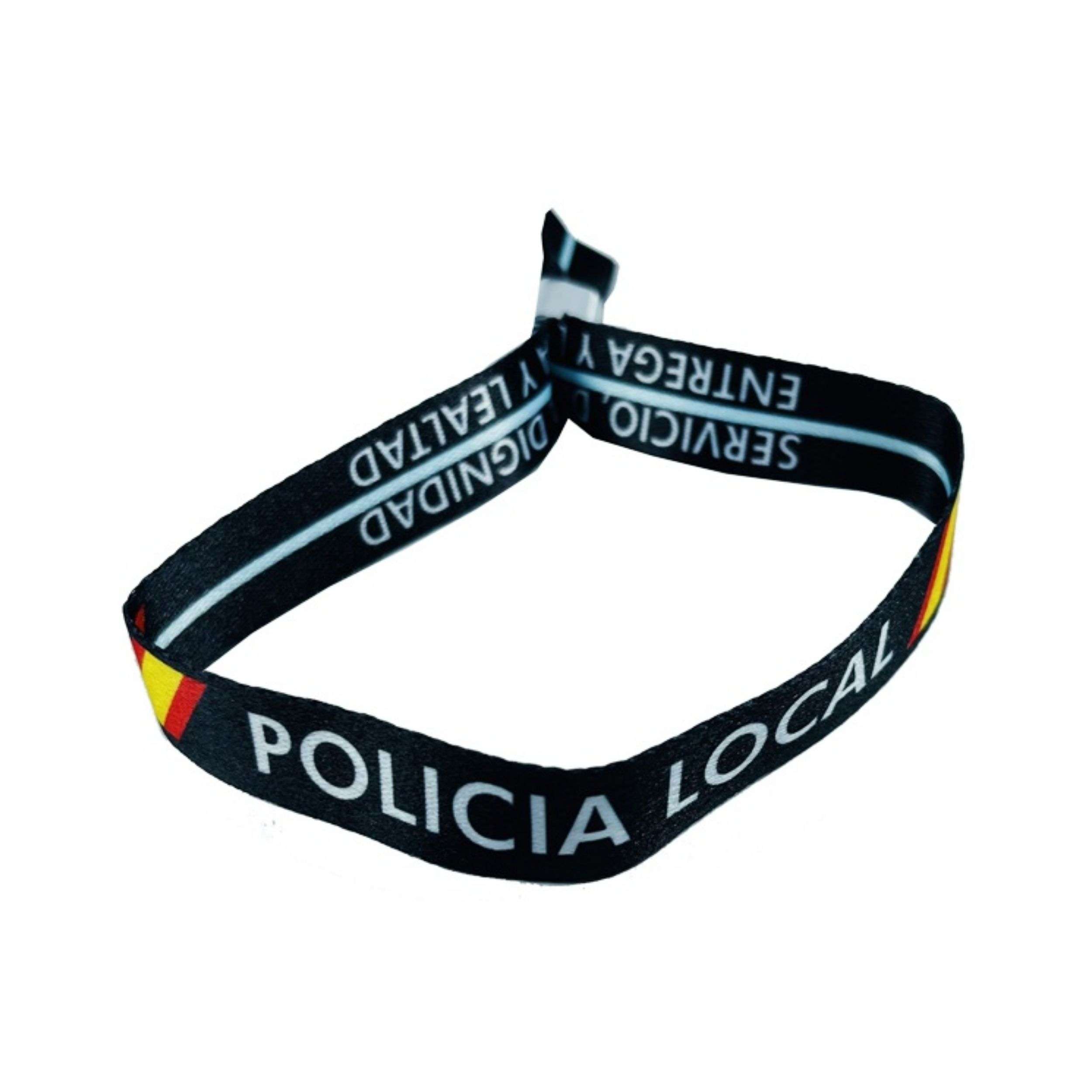 PULSERA POLICIA LOCAL ESPANA P435