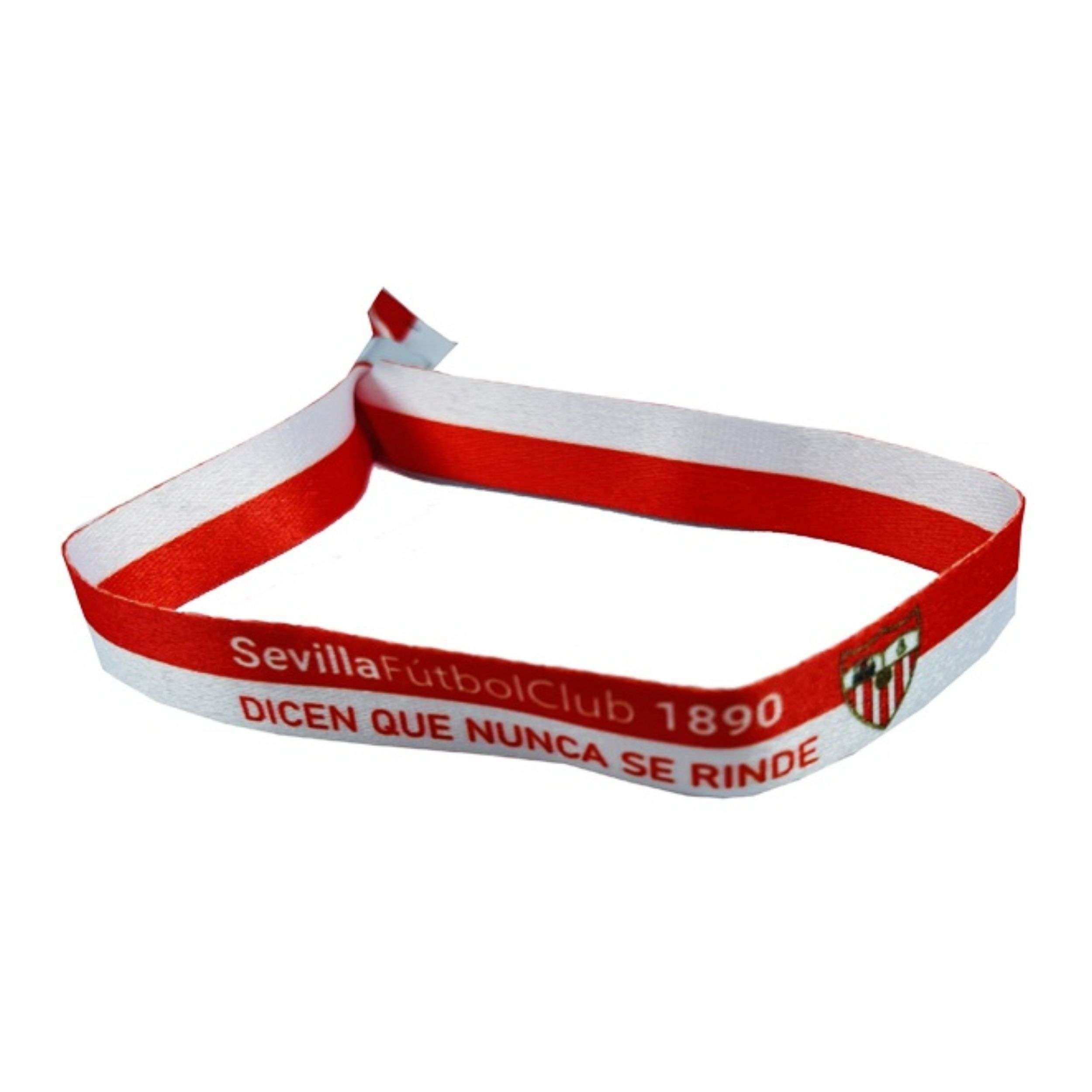 PULSERA SEVILLA CF 1890 DICEN QUE NUNCA SE RINDE P558