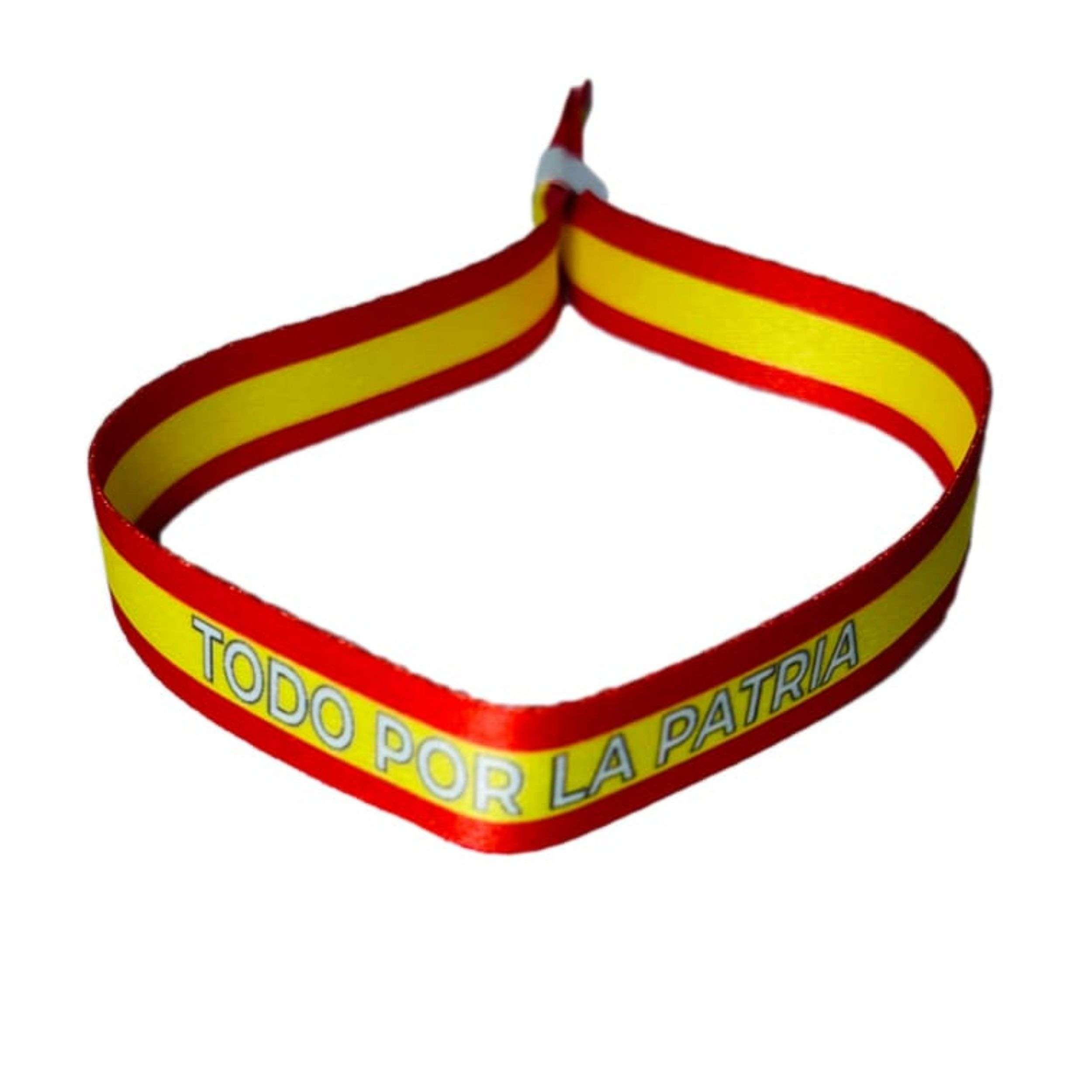 PULSERA TODO POR LA PATRIA BANDERA ESPANA P085