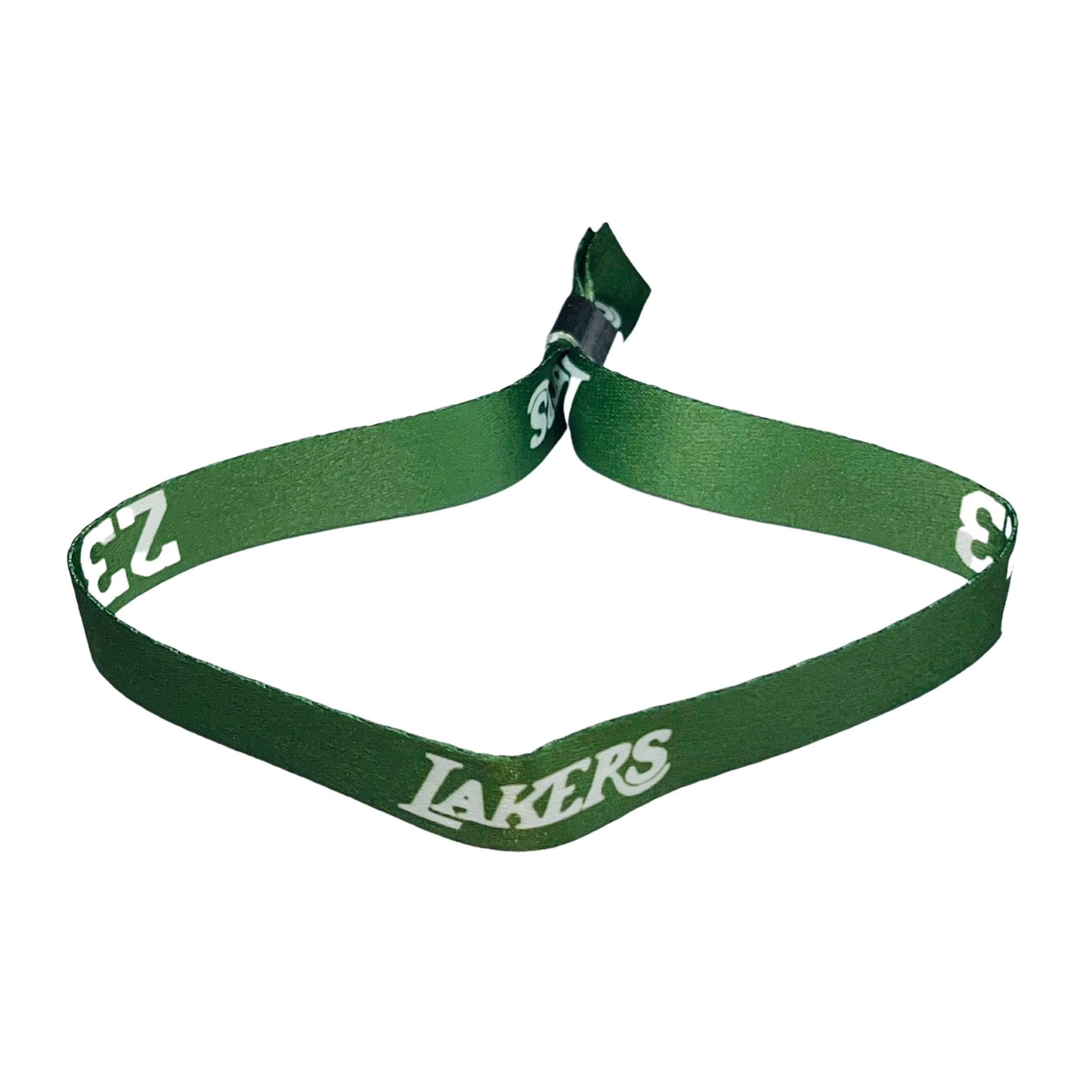 PULSERA VERDE LAKERS 23 LEBRON JAMES P2038