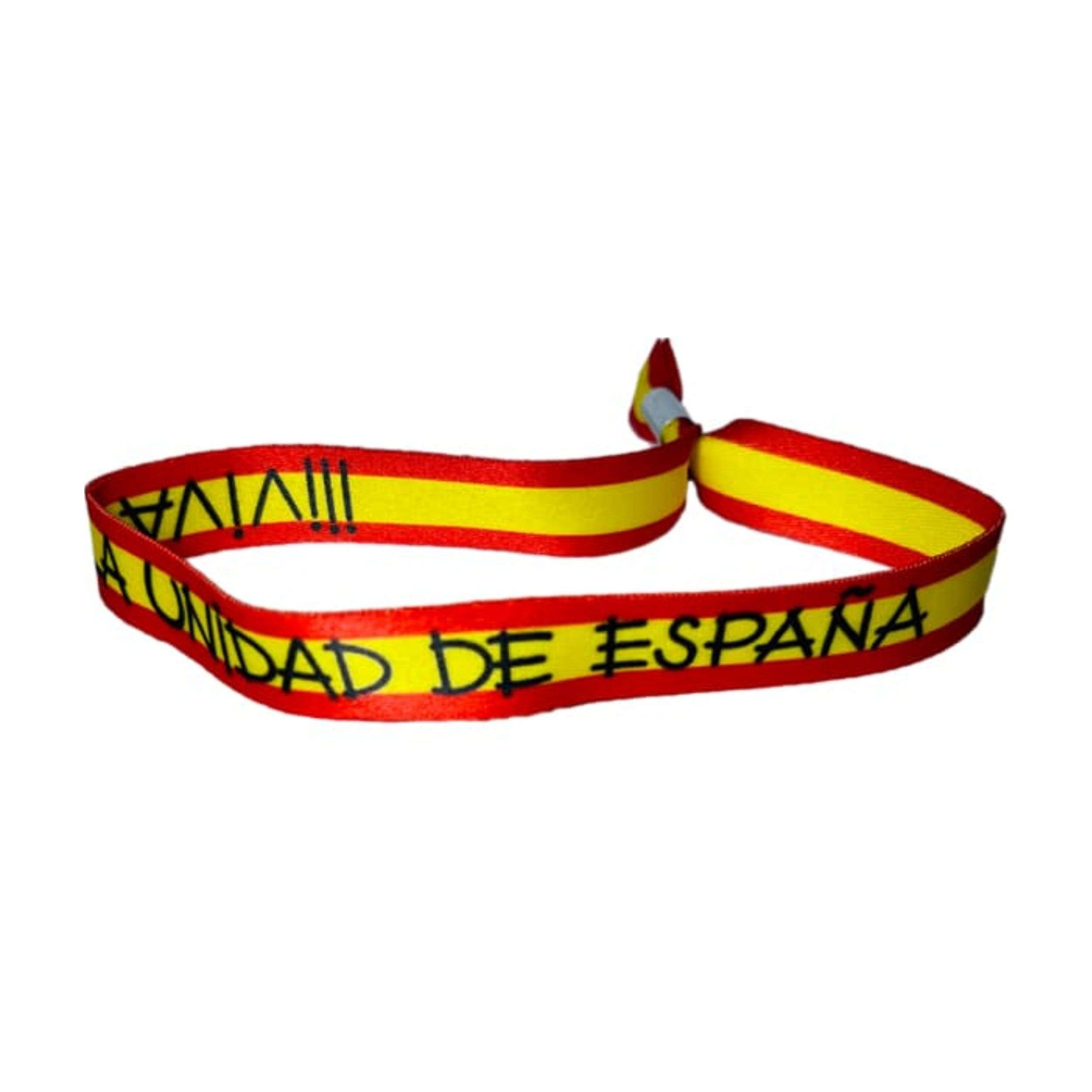 PULSERA VIVA LA UNIDAD DE ESPANA BANDERA P056