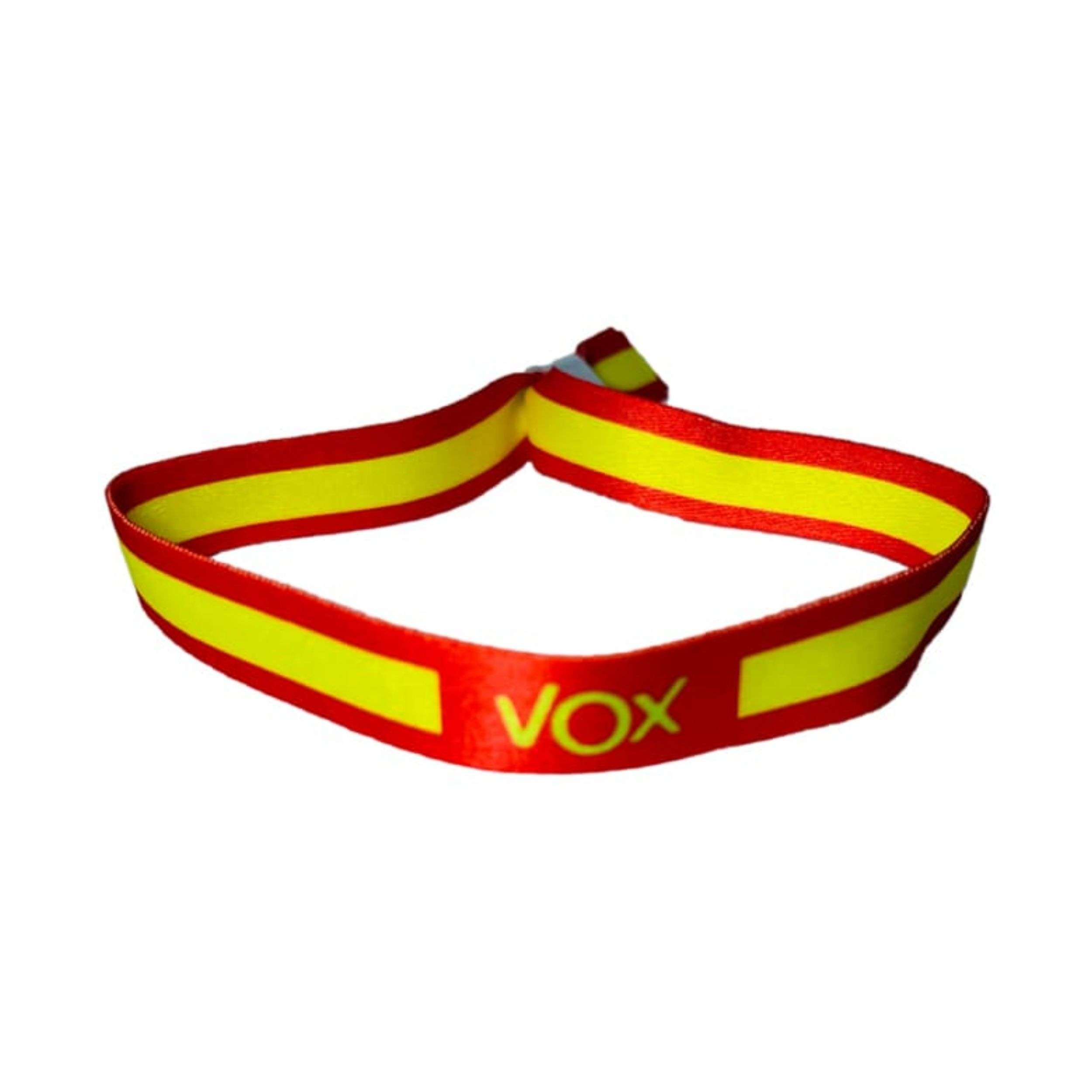 PULSERA VOX CON BANDERA ESPANA P168