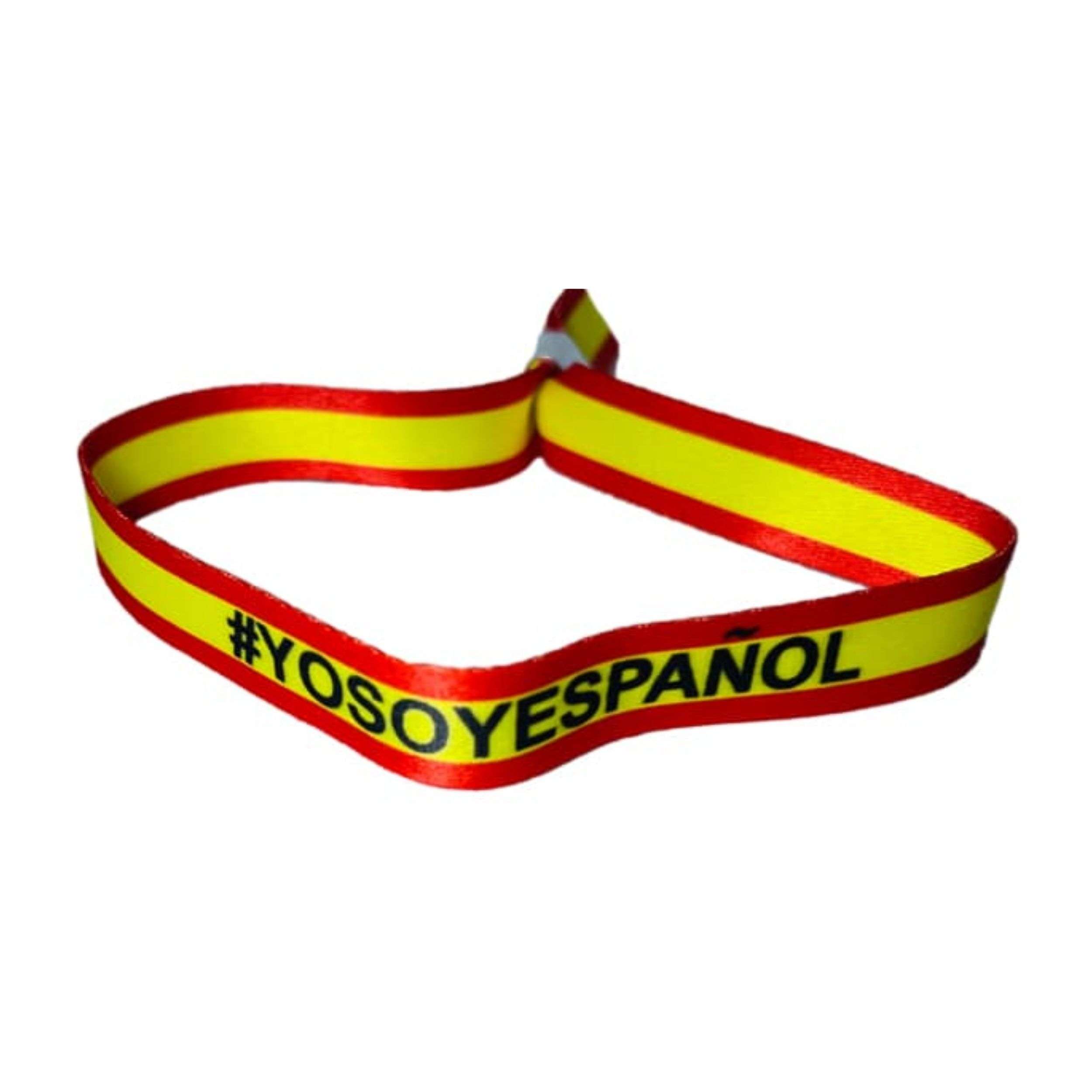 PULSERA YO SOY ESPANOL BANDERA ESPANA P052