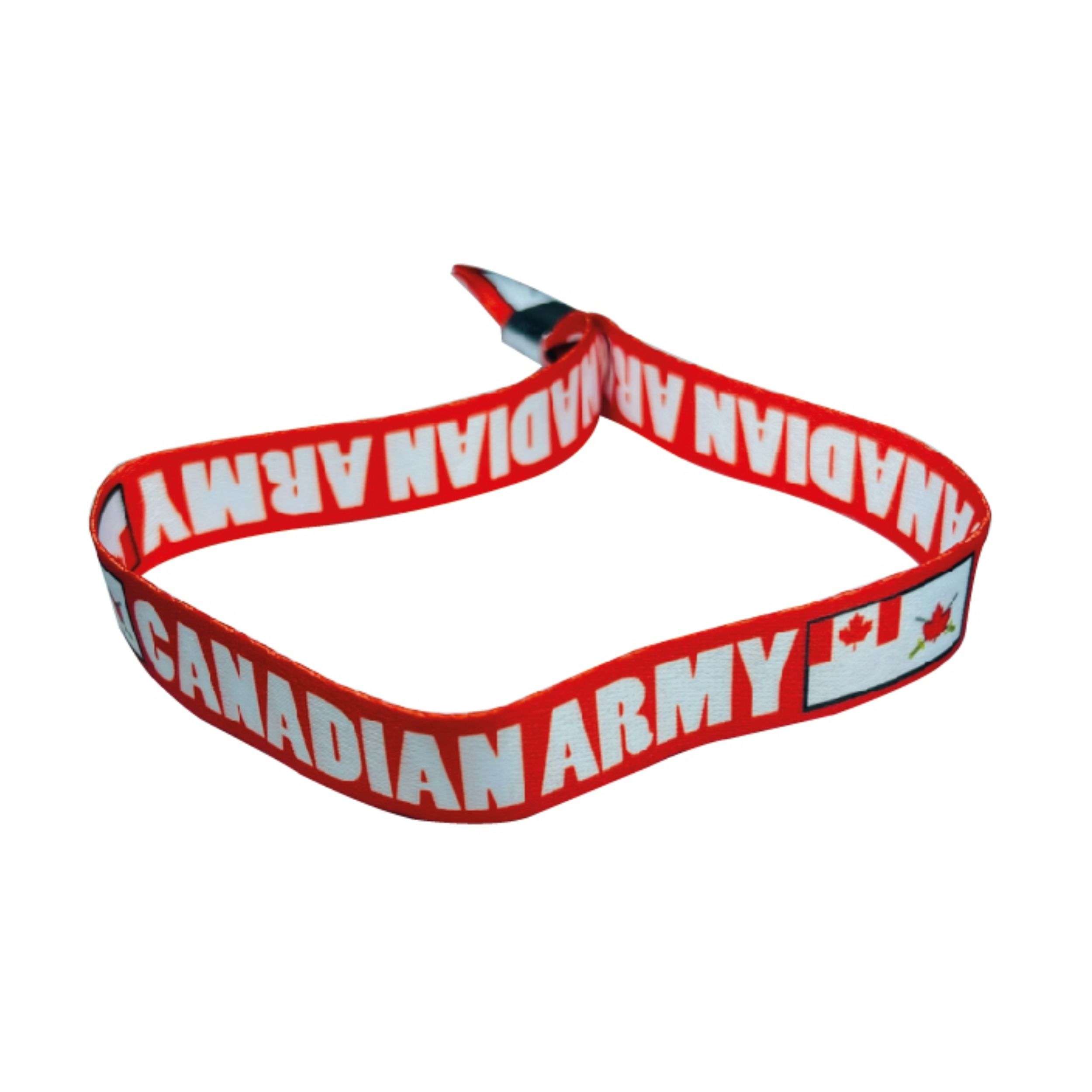 PULSERA – BANDERA CANADIAN ARMY – CANADA – P1465