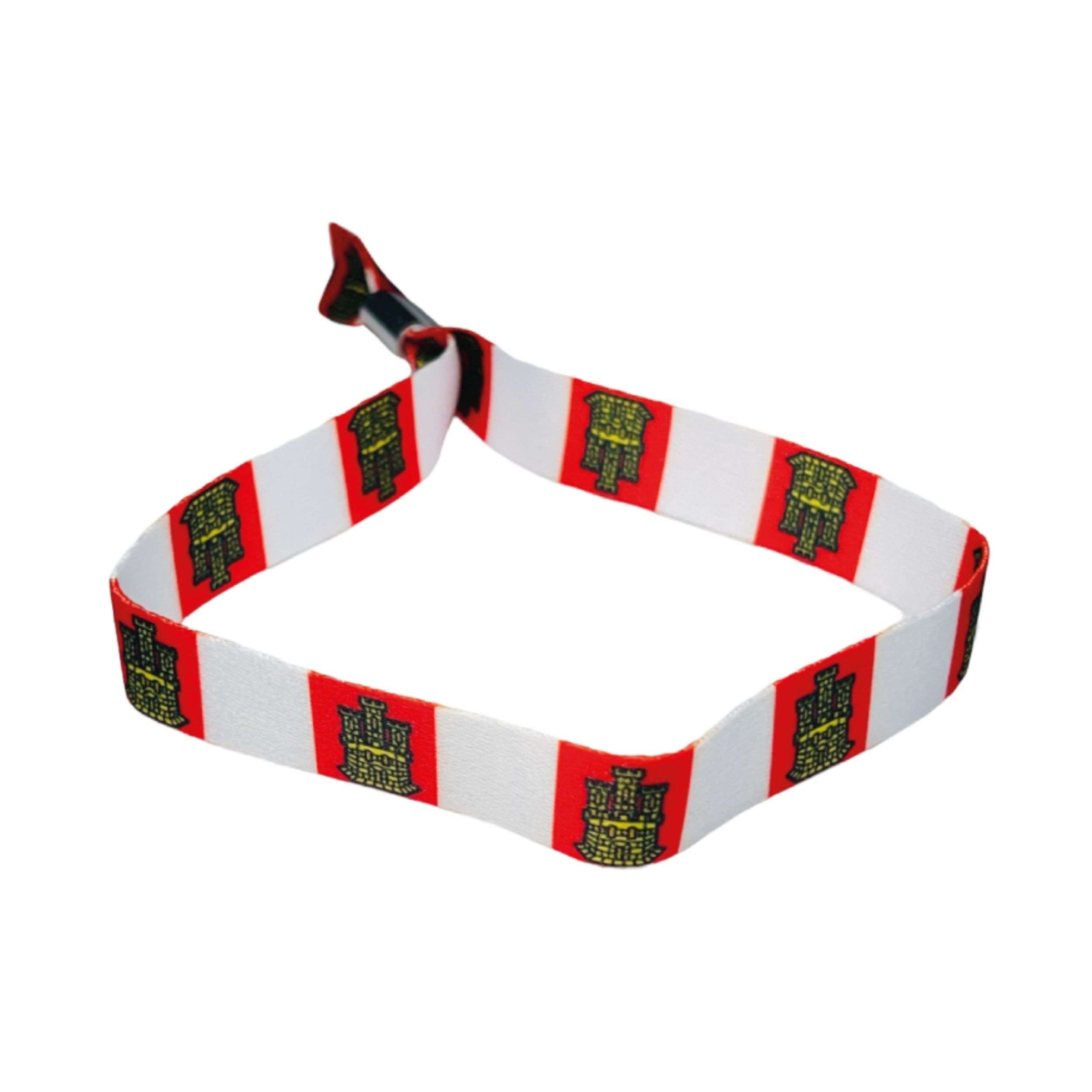 PULSERA – BANDERA DE CASTILLA LA MANCHA – ESPANA – P885