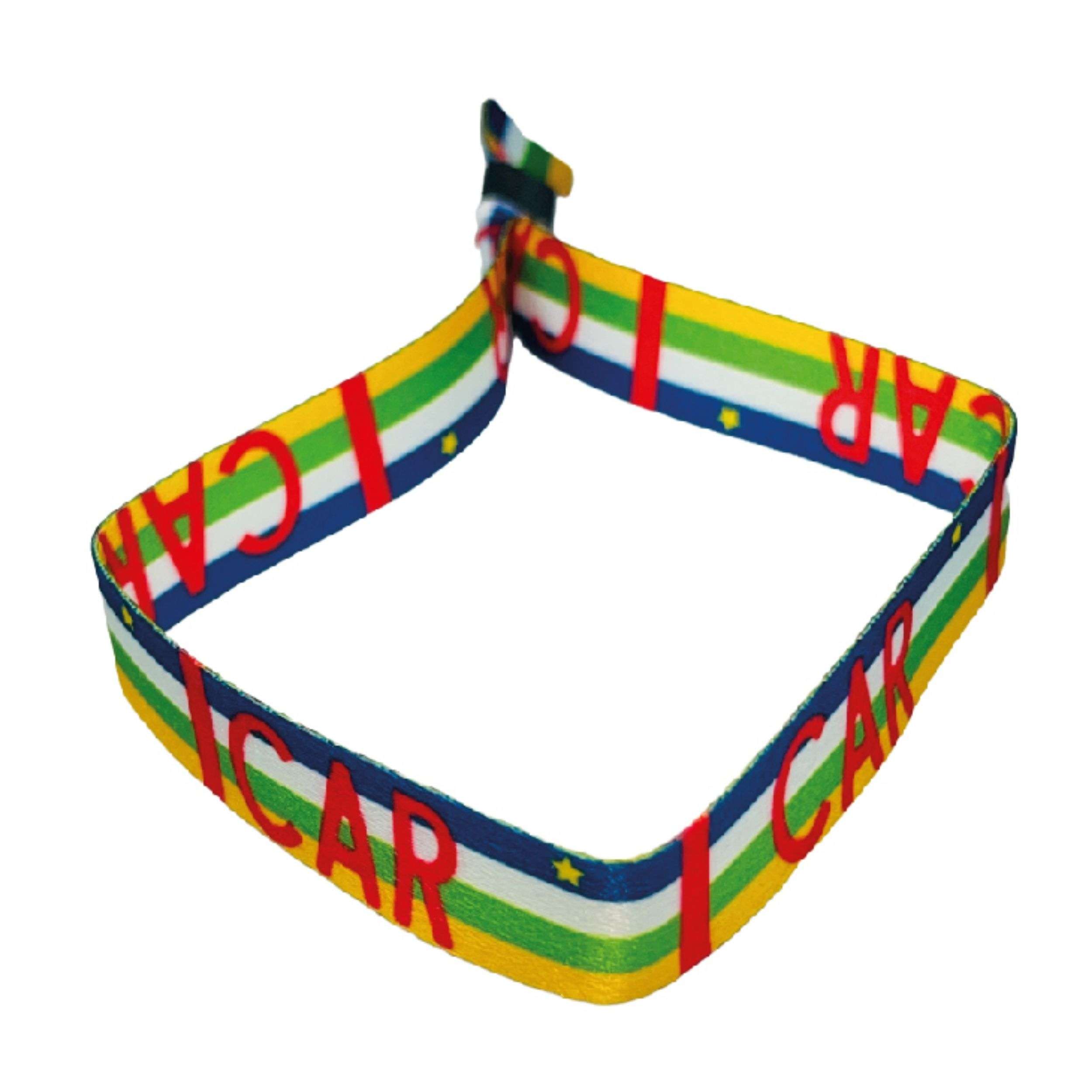 PULSERA – BANDERA DE LA REPUBLICA CENTROAFRICANA – P691