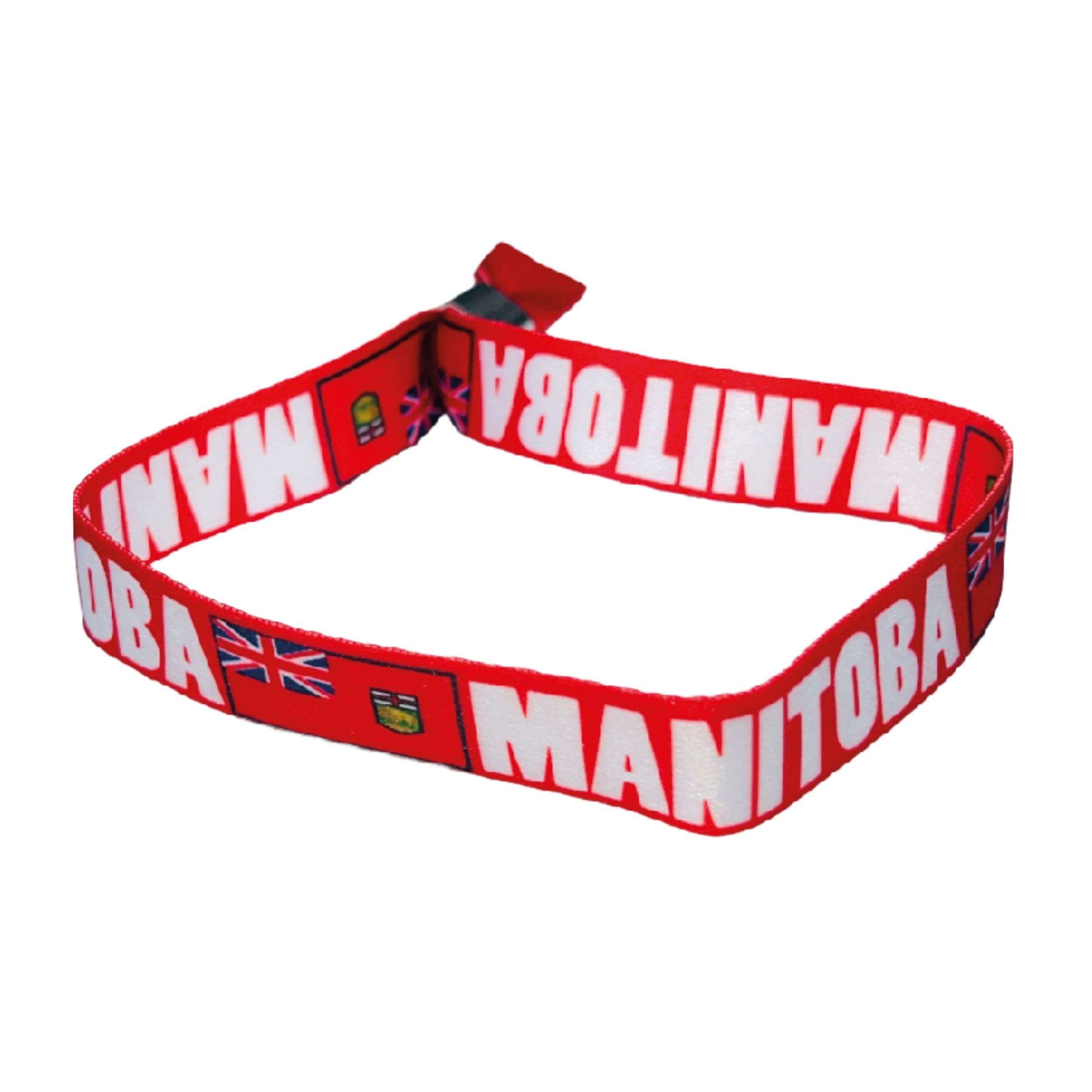 PULSERA – BANDERA DE MANITOBA – CANADA – P2549