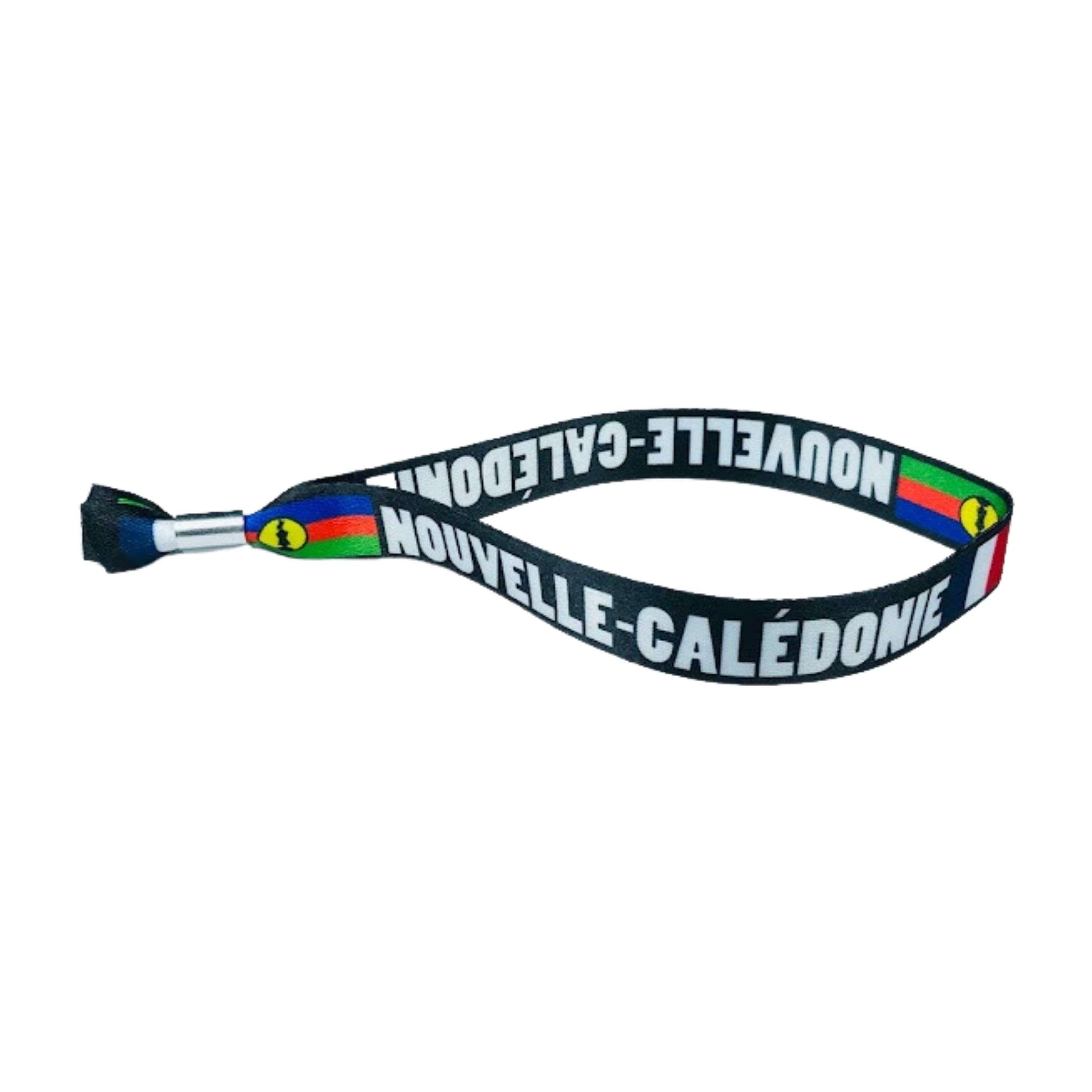 PULSERA – BANDERA DE NOUVELLE CALEDONIE TEXTO – FRANCIA –P1576