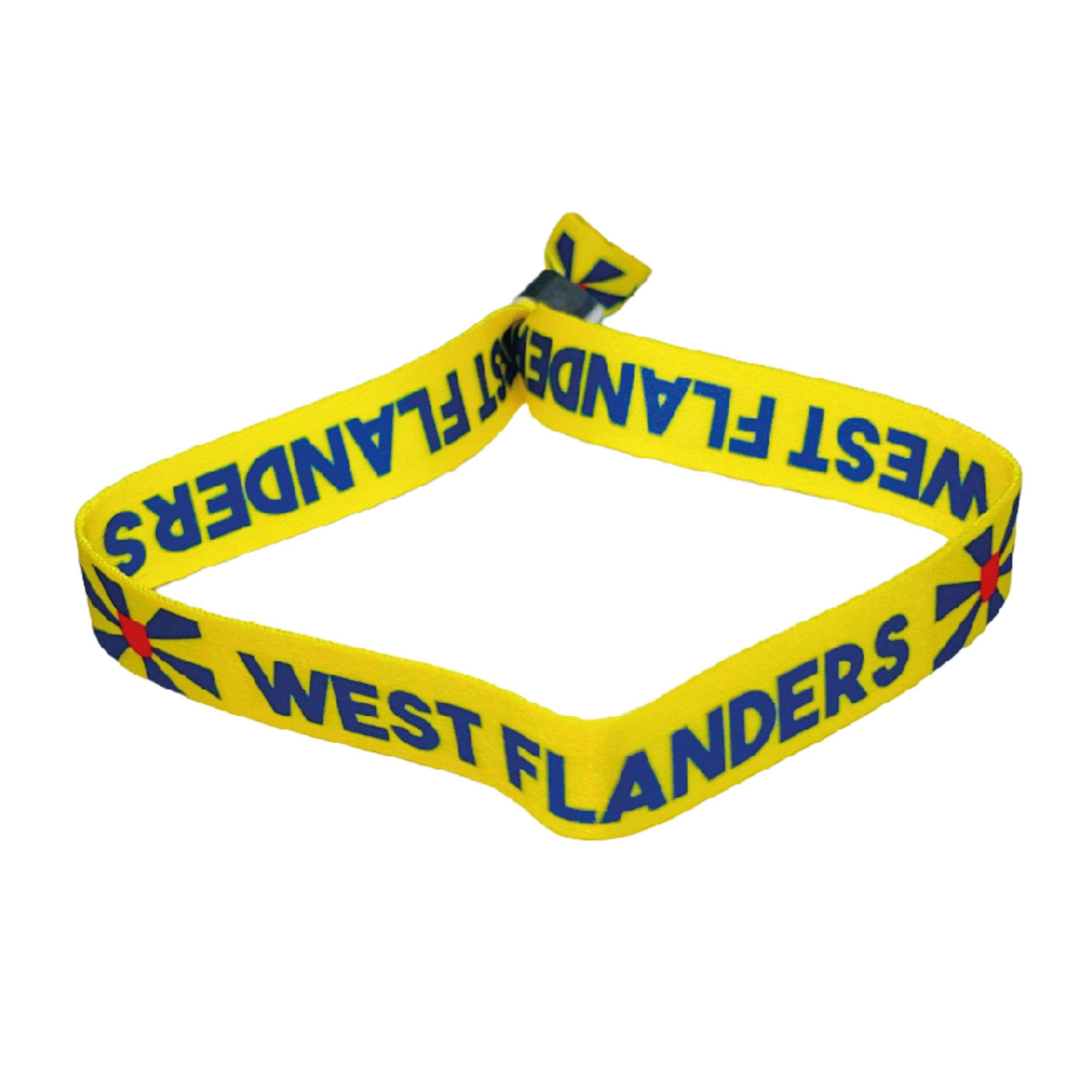 PULSERA – BANDERA DE WEST FLANDERS – BELGICA – P2733