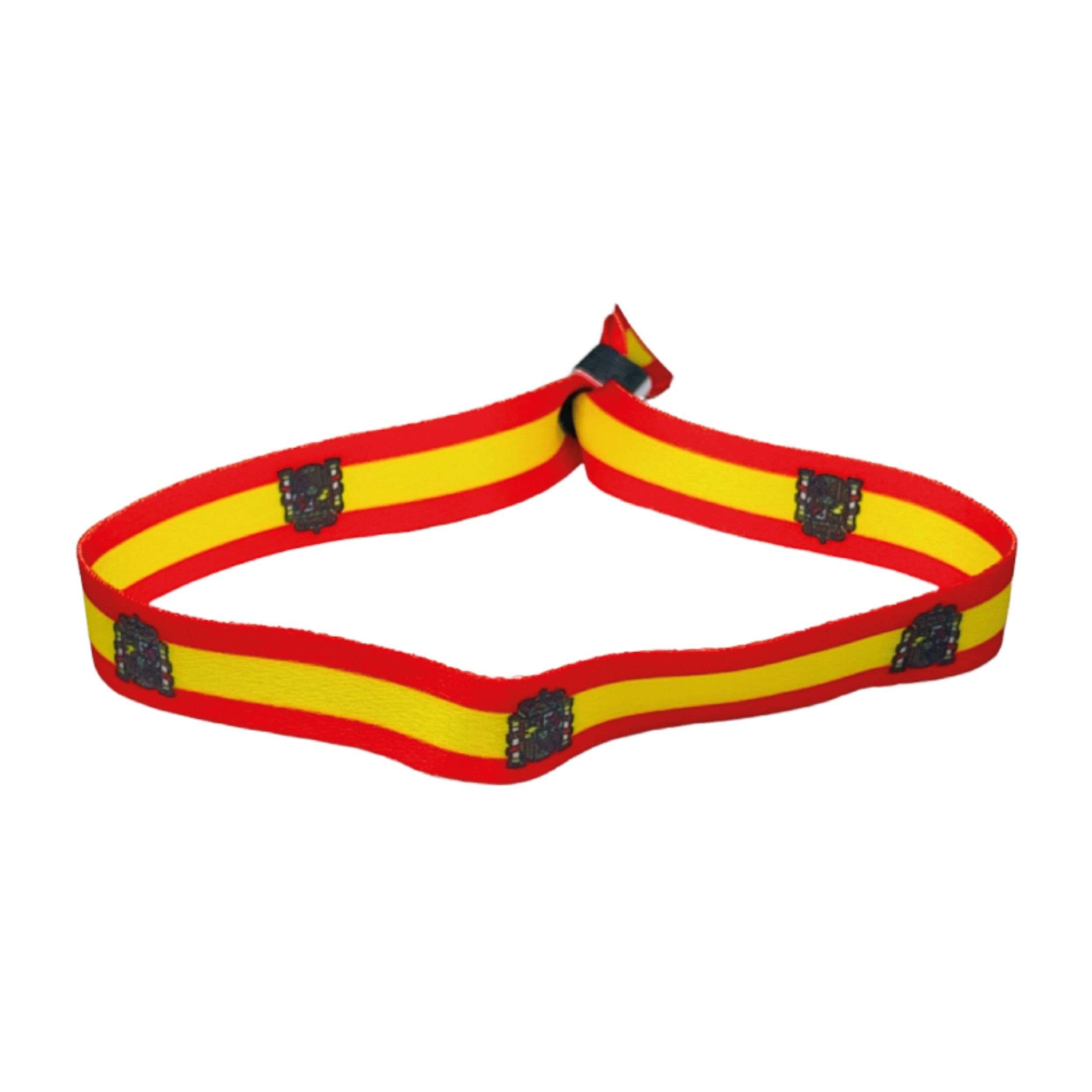 PULSERA – BANDERA Y ESCUDO ESPANA – P889