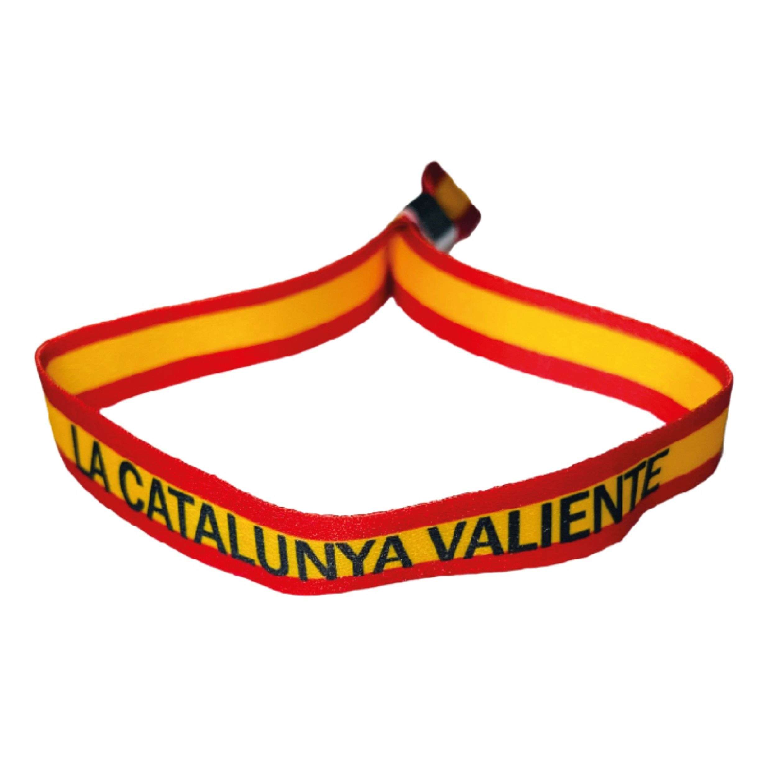 PULSERA – LA CATALUNYA VALIENTE – BANDERA ESPANA P1266