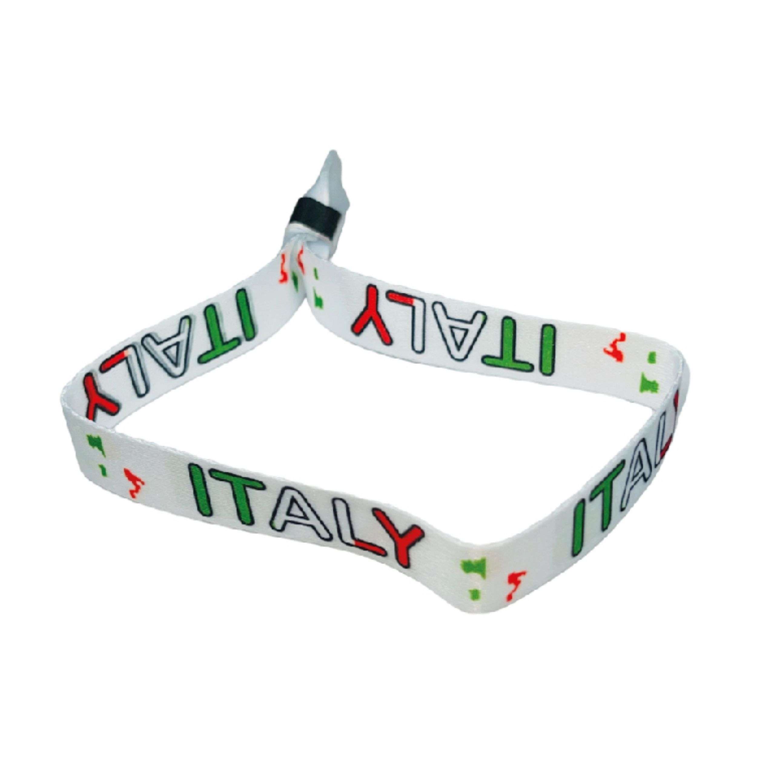 PULSERA – MAPA Y BANDERA DE ITALIA – P1635