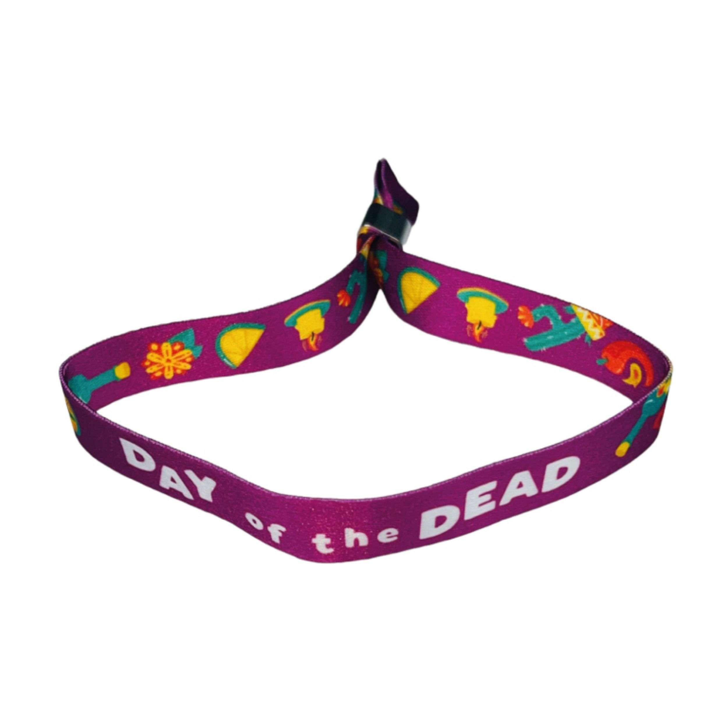 PULSERA – MORADA DAY OF THE DEAD – MEXICO P1797