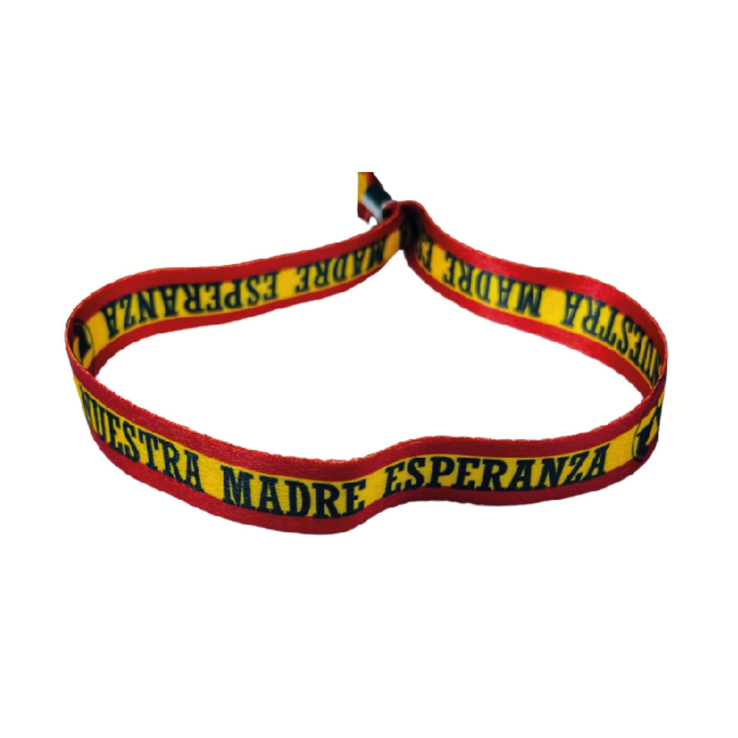 PULSERA – NUESTRA MADRE ESPERANZA – BANDERA ESPANA P2059