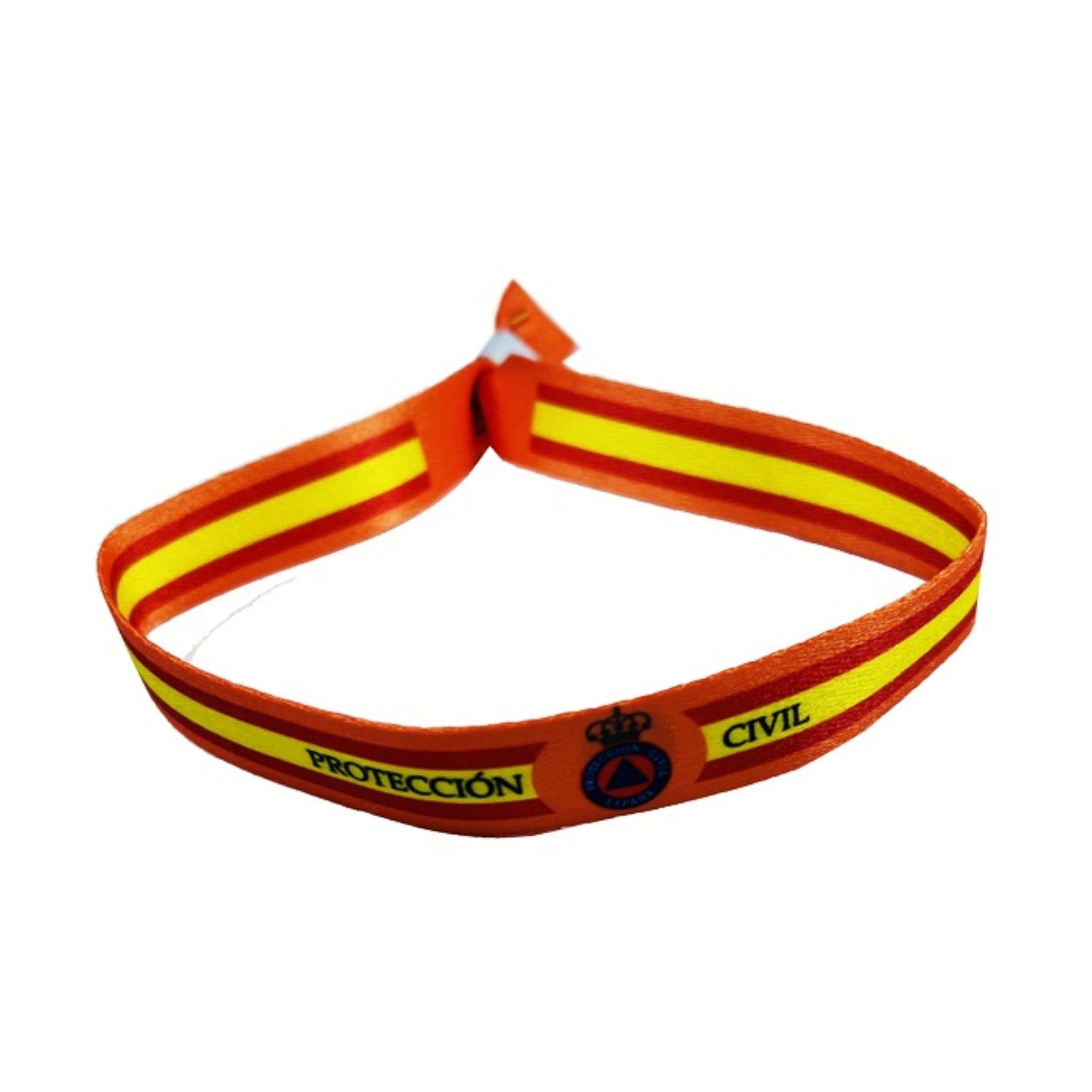 PULSERA – PROTECCION CIVIL BANDERA ESPANA – P238