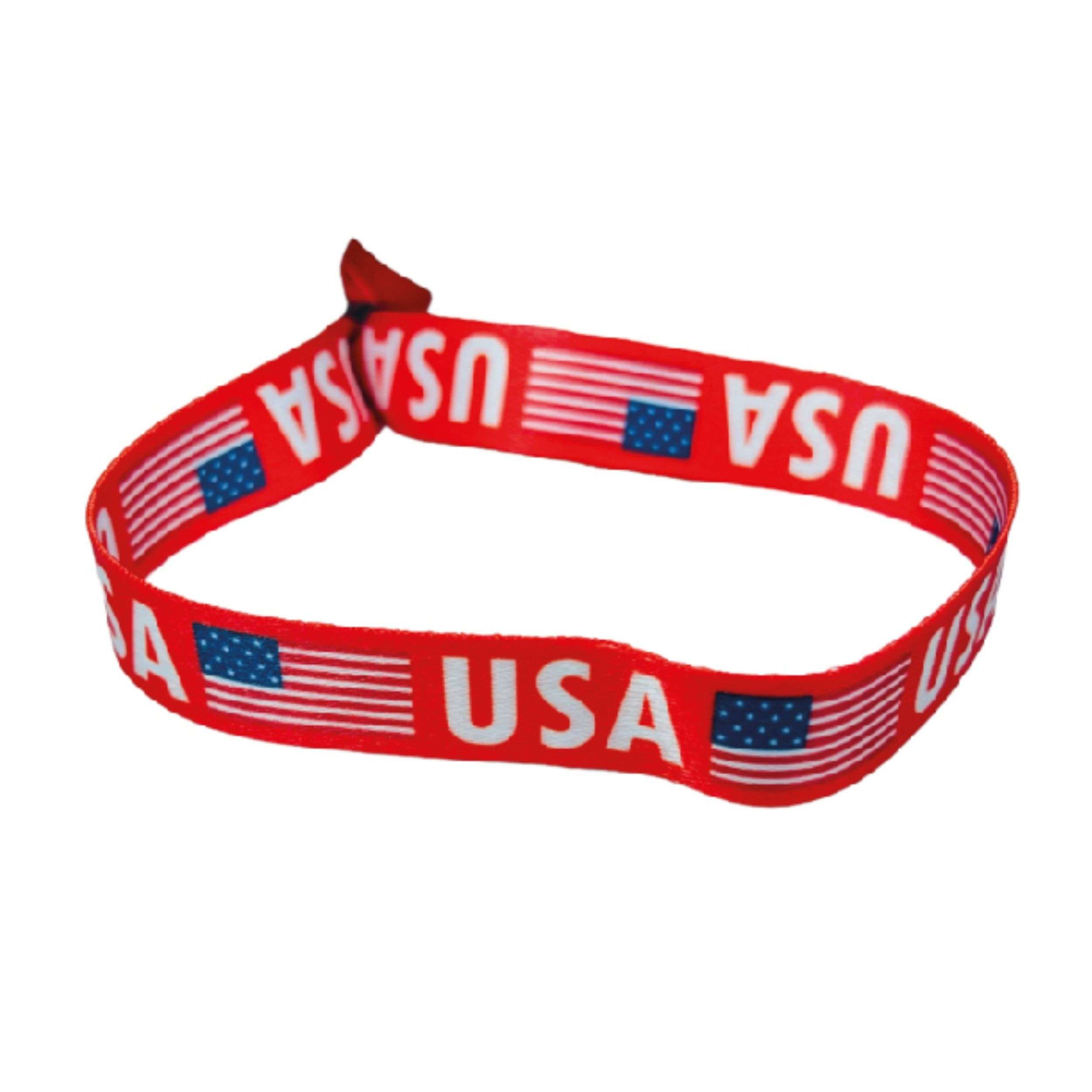 PULSERA – ROJA BANDERA ESTADOS UNIDOS – P2064