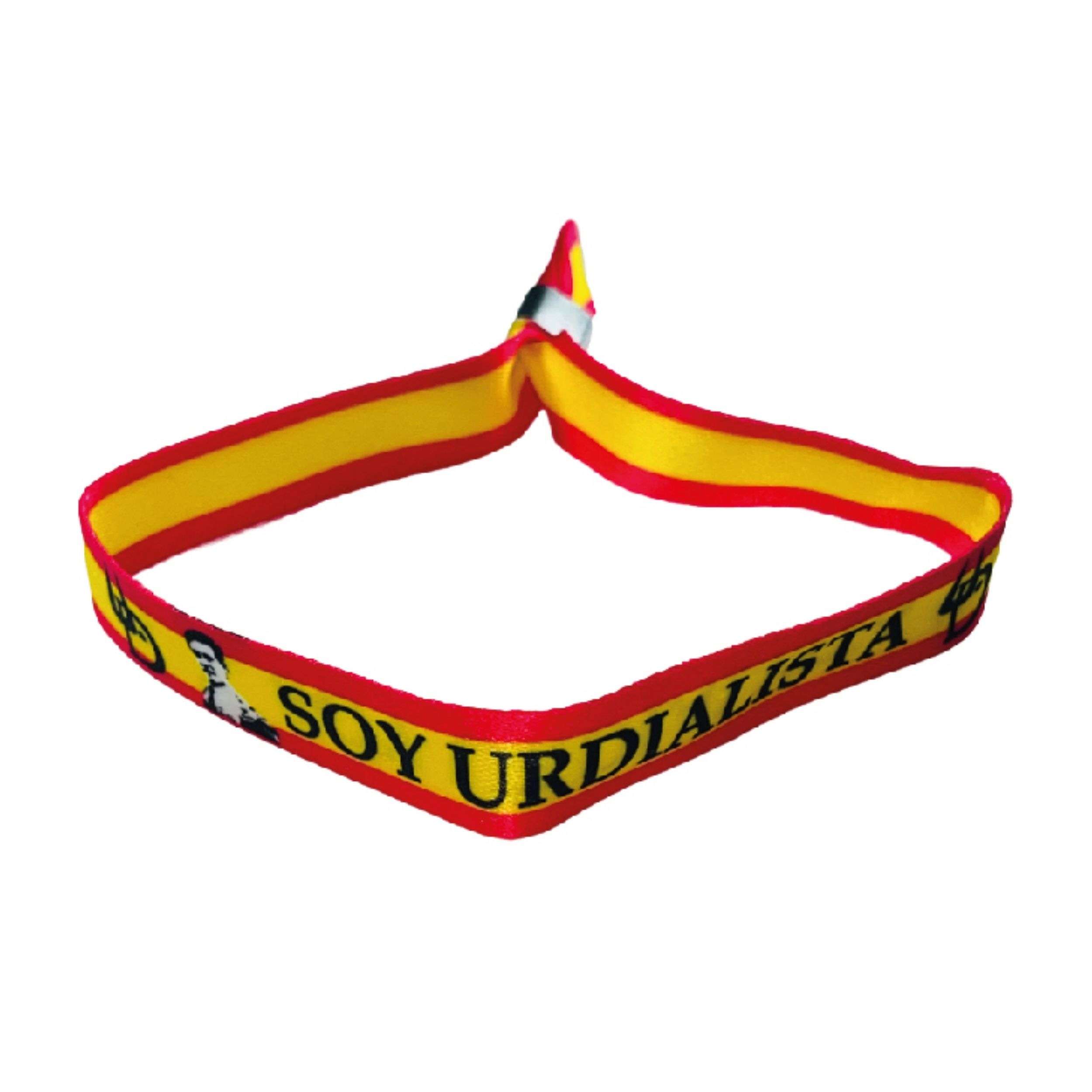 PULSERA – TAURINA SOY URDIALISTA BANDERA ESPANA – P242