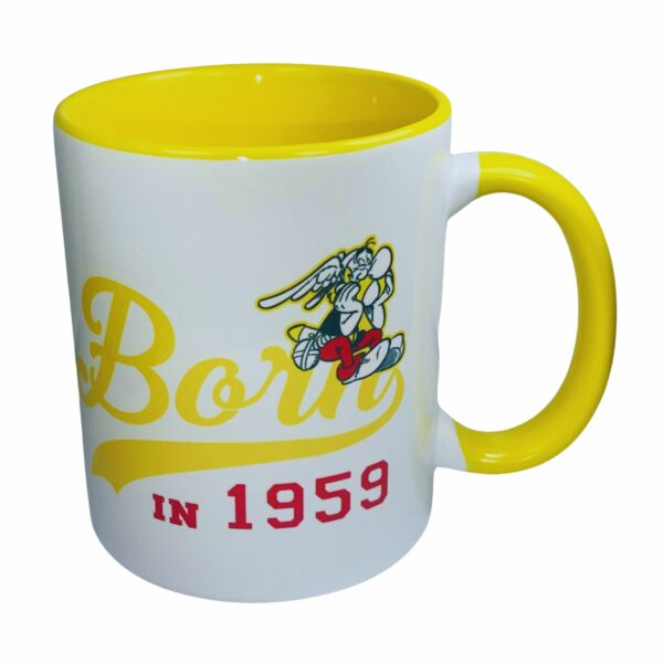 Taza © Asterix Born 1959 Lettres Jaune C91