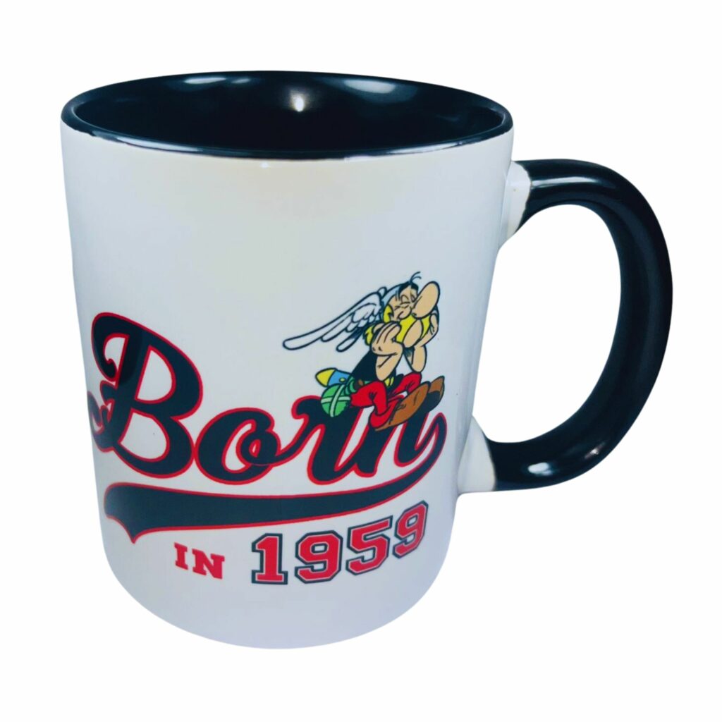 Taza © Asterix Born 1959 Lettres Noir C131