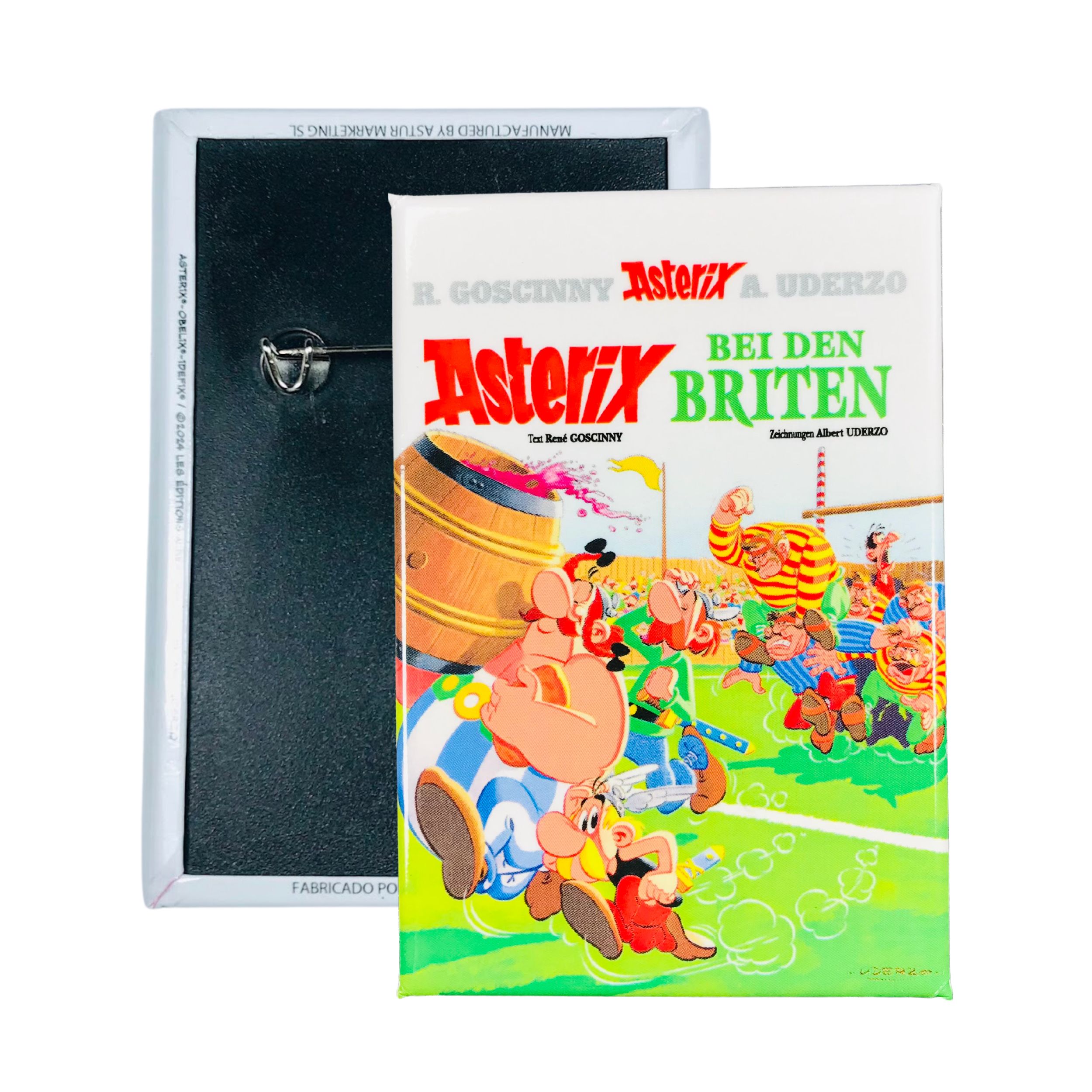 CHAPA © 8 Asterix bei den Briten Portada Comic Alemán A#368