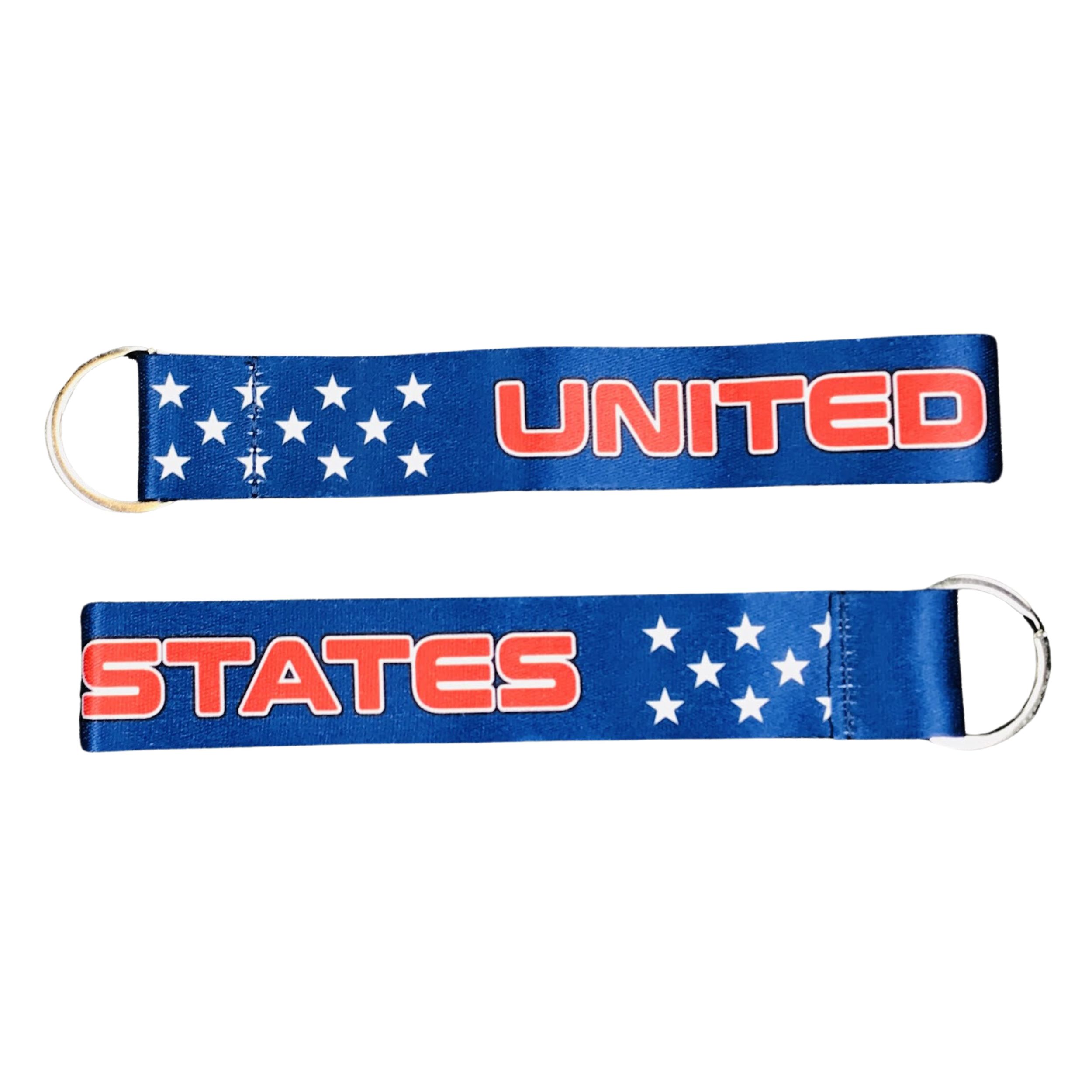 Llavero Tela Estrellas Bandera United States USA K112